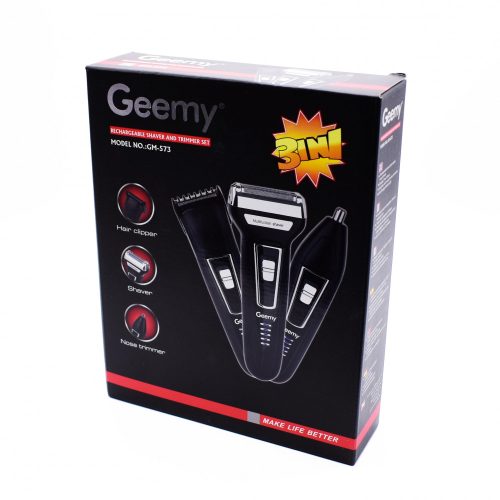Set aparat de tuns 3 in 1 GM-573 (tuns, barbierit, trimmer), multifunctional