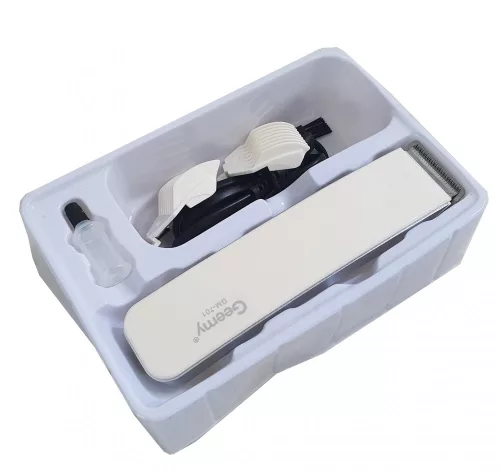 Aparat masina de tuns Geemy GM-701, cu acumulator, crem