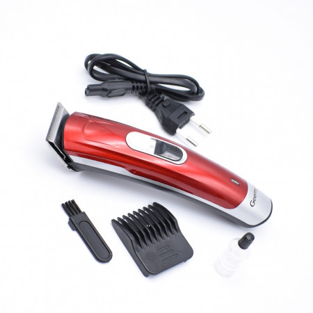 Aparat de tuns GEEMY GM-6075, acumulator, rosu
