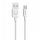 Cablu de date si incarcare MicroUSB USAMS US-SJ098, 1 metru, 2.1A, alb