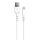 Cablu de date si incarcare USB to MicroUSB Pavareal DC181M, 1 metru, 3A, alb