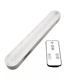   Lampa LED Andowl Q-CX6000K, 20 LED-uri, telecomanda, 20W, senzor, ON/OFF, acumulator, alimentare USB, alba