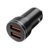 Incarcator auto Jellico F2S, dual port USB, 18W, 3.1A, negru