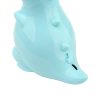 Lampa LED cu suport creioane si ascutitoare, functie lampa de veghe, dinozaur galben