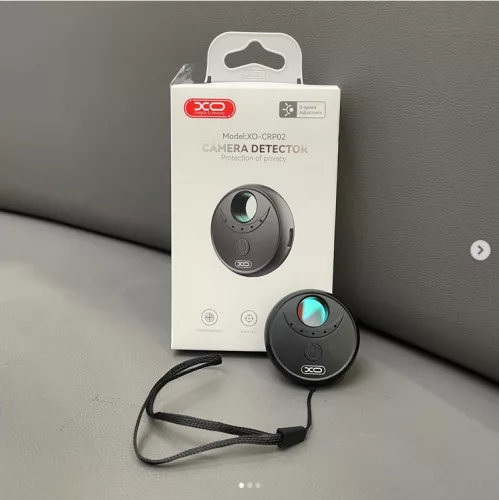 Smart Detector XO CRP02, detector camere video ascunse, InfraRed, 10 m radius, negru