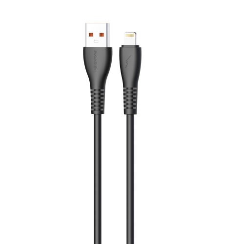 Cablu de date si incarcare USB to Lightning (iPhone) Pavareal PA-DC99I, 5A, 1 metru, negru