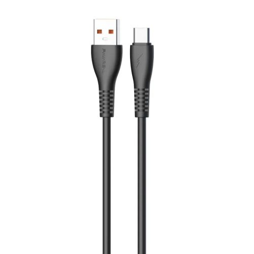 Cablu de date si incarcare USB to Type-C Pavareal DC99C, 5A, negru