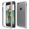 Bumper de protectie pentru Apple iPhone 6 Plus / 6S Plus, silicon flexibil, alb