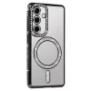 Husa Samsung Galaxy A17, Electroplating Bling Magsafe, protectie camera, negra