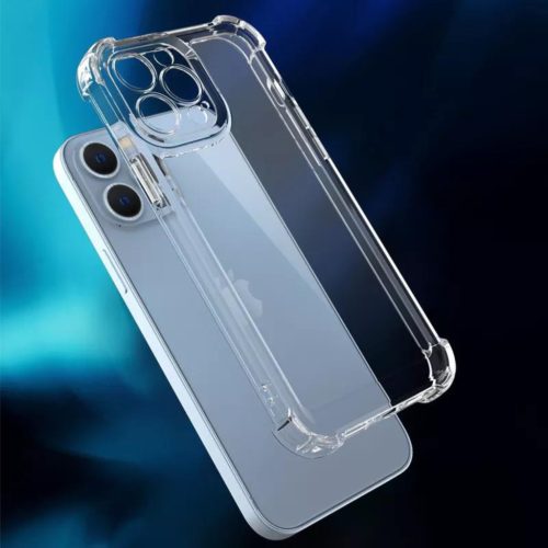 Husa Apple iPhone 16 Pro, TPU transparent, intarituri in colturi, protectie camere, grosime 1,5 mm