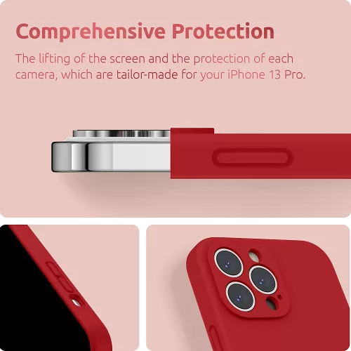 Husa Samaung Galaxy S25 FE Luxury Silicone, catifea in interior, protectie camere, rosu