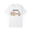 Tricou personalizat alb, unisex, varsta ta +, modal, diverse marimi