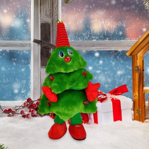 Jucarie de plus Brad dansator - Danseaza, Canta, Imita