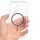 Husa protectie Samsung Galaxy A16, Colorful MagSafe, TPU, clear gray