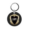 Breloc din MDF (lemn) cu logo auto, inel de sustinere metalic, model 4