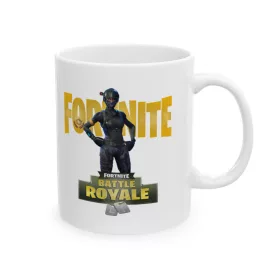   Cana ceramica personalizata, design Battle Royale, 330 ml, alba