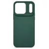 Husa protectie Apple iPhone 17 Pro, Matt TPU My Choice, silicon moale, verde