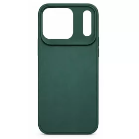   Husa protectie Apple iPhone 17 Pro, Matt TPU My Choice, silicon moale, verde