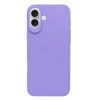 Husa protectie Apple iPhone 16 Plus, Matt TPU My Choice, silicon moale, mov lila
