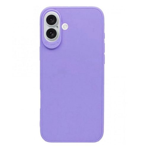 Husa protectie Apple iPhone 16 Plus, Matt TPU My Choice, silicon moale, mov lila