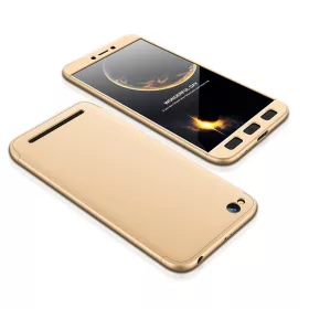   Husa Full cover GKK (fata + spate) pentru Xiaomi Redmi 5A, aurie