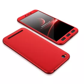   Husa Full cover GKK (fata + spate) pentru Xiaomi Redmi 5A, rosu