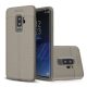 Husa de protectie Samsung Galaxy S9 Plus, model Litchi, silicon moale, gri
