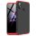 Husa Full cover GKK (fata + spate) pentru Xiaomi Mi8 SE, negru cu rosu