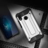 Husa Armor Case pentru Huawei P Smart 2019, hibrid (TPU + Plastic), argintie