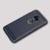Husa Motorola Moto G7 Play, Carbon Stripe, Albastru inchis