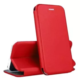   Husa protectie Motorola Moto G54, Prestige Book, inchidere magnetica, rosie