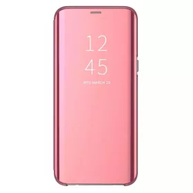 Husa Samsung Galaxy A72 4G/5G Mirror Clear View, rose gold
