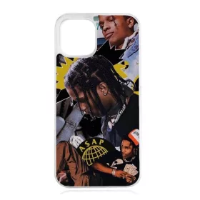   Husa iPhone 14 Pro, TPU flexibil, margini transparente, Travis2