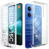 Husa protectie Xiaomi Redmi 15C 5G (fata + spate), Fully PC & PET 360°, transparenta
