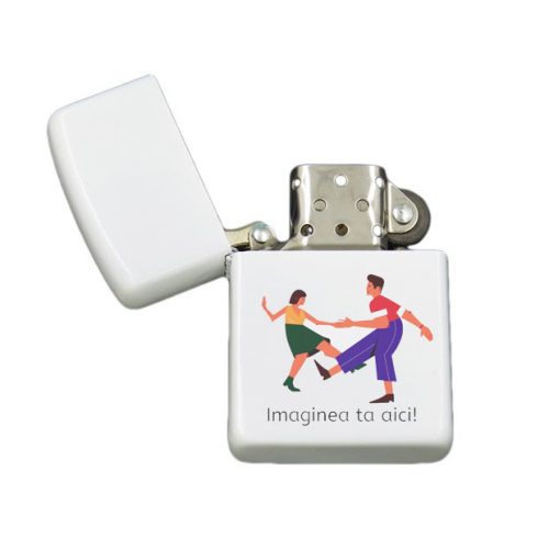 Bricheta metalica tip ZIPPO (cu gaz), personalizata cu poza ta