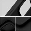 Husa Apple iPhone 15 Pro Max, Luxury Silicone, catifea in interior, protectie camere, neagra