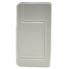 Husa universala tip carte A1, cu fereastra, interior din silicon, display intre 5,5 si 6 inch, alba