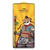 Folie sticla Samsung Galaxy S25 FE, Kungfu Panda, Antistatic Glass ESD +, margini negre