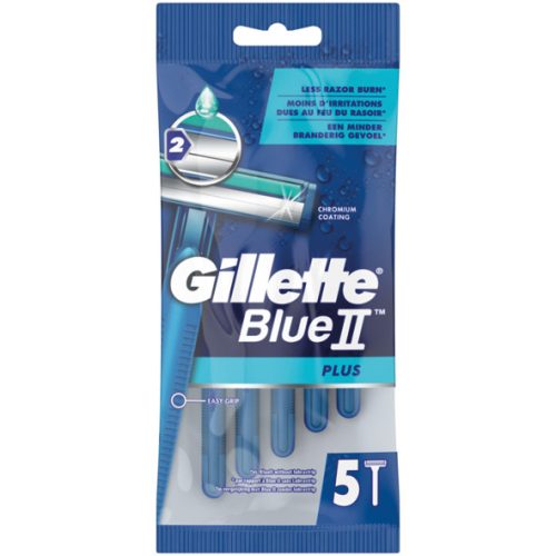 Set 5 aparate de ras Gillette Blue II Plus, 2 lame