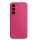 Husa Samsung Galaxy A24 4G, Luxury Silicone, catifea in interior, protectie camere, roz siclam
