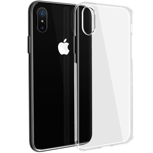 Husa de protecție Apple iPhone X/XS, TPU transparent, grosime 2 mm