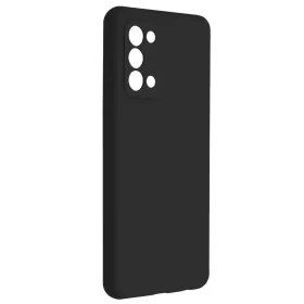   Husa Samsung Galaxy A03s / A02s, Luxury Silicone, catifea in interior, protectie camere, neagra