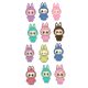 Stickere cu personaje La Bubu, material Vinyl / PP autoadeziva Glossy, 12 bucati