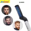 Placa pentru indreptat parul si barba Andowl Q-M322, negru/alb