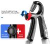 Flexor maini reglabil 5 - 60 kg, Andowl Q-DL108, pentru antrenament antebrat, exercitii recuperare maini, contor mecanic