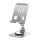 Suport birou Andowl Q-ZJ555, compatibil telefon sau tableta, universal, metalic, rotire 360 grade, argintiu