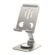 Suport birou Andowl Q-ZJ555, compatibil telefon sau tableta, universal, metalic, rotire 360 grade, argintiu