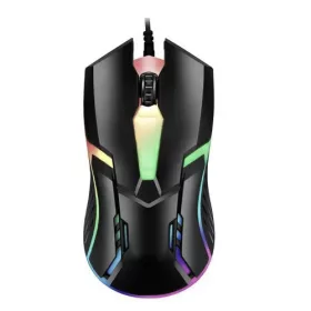  Mouse gaming cu cablu Yelandar M30, 800/1500/2400/3200 DPI, lumini RGB, negru