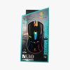 Mouse gaming cu cablu Yelandar M30, 800/1500/2400/3200 DPI, lumini RGB, negru