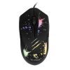 Mouse gaming cu cablu Yelandar M80, 800/1500/2400/3200 DPI, lumini RGB, negru